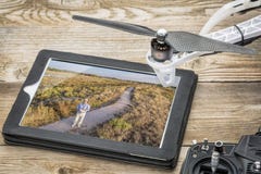 Drone aerial photography concept stock images Drone aerial photography concept stock images