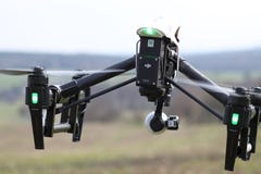 Drone in the Sky - DJI Inspire 1 stock image Drone in the Sky - DJI Inspire 1 stock image