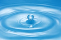 Droplet splash on water surface royalty free stock images Droplet splash on water surface royalty free stock images