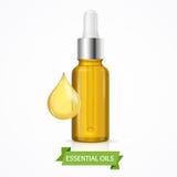 Dropper Essential Oil Bottle. Vector stock illustration Dropper Essential Oil Bottle. Vector stock illustration