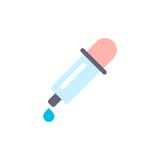 Dropper flat icon stock illustration Dropper flat icon stock illustration