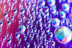 Drops Of Water And Colors Royalty Free Stock Photo