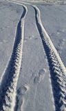 Druck drehen herein Schnee stockfoto Druck drehen herein Schnee stockfoto