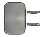 Dual burner frying pan Stock Photos Dual burner frying pan Stock Photos