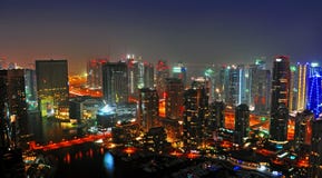 Dubai Night Scene 3 Royalty Free Stock Image Dubai Night Scene 3 Royalty Free Stock Image