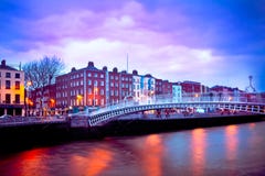 Dublin HaPenny Bridge Royalty Free Stock Image Dublin HaPenny Bridge Royalty Free Stock Image