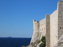 Dubrovnik Wall Royalty Free Stock Photos Dubrovnik Wall Royalty Free Stock Photos
