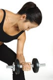 Dumbbell Curl 2 Royalty Free Stock Image Dumbbell Curl 2 Royalty Free Stock Image