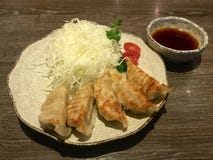 Gyoza Dumplings royalty free stock photo Gyoza Dumplings royalty free stock photo