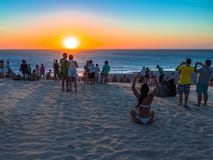 Dune de coucher du soleil Photo stock Dune de coucher du soleil Photo stock