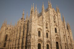 Duomo Cathedral Church In Milan Stock Photography