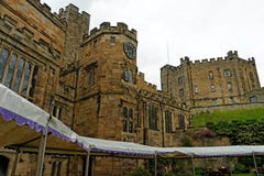 Durham Castle In Durham, England Stock Photo