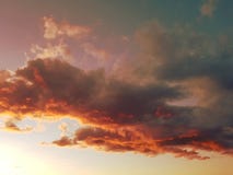 Dusk Skies over Saint Tropez stock image Dusk Skies over Saint Tropez stock image