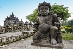 Dvarapala lub Dwarapala statua przy Plaosan ?wi?tyni?, Klaten, ?rodkowy Jawa, Indonezja zdjęcie royalty free Dvarapala lub Dwarapala statua przy Plaosan ?wi?tyni?, Klaten, ?rodkowy Jawa, Indonezja zdjęcie royalty free