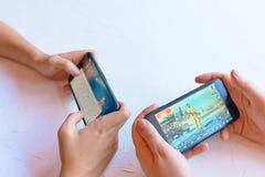 Dwa przyjaciel sztuki PUBG zdjęcia stock Dwa przyjaciel sztuki PUBG zdjęcia stock