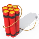 Dynamit bombarderar, TNT stock illustrationer Dynamit bombarderar, TNT stock illustrationer