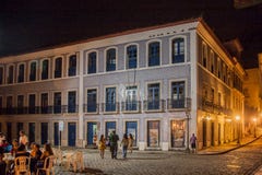 Dziejowego budynku Fasadowy Sao Luis robi Maranhao Obraz Stock Dziejowego budynku Fasadowy Sao Luis robi Maranhao Obraz Stock