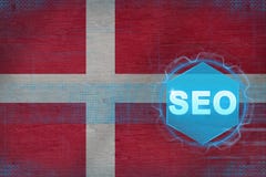 Dänemark-seo (Suchmaschinen-Optimierung) Suchmaschineoptimierungskonzept lizenzfreie abbildung Dänemark-seo (Suchmaschinen-Optimierung) Suchmaschineoptimierungskonzept lizenzfreie abbildung