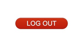 Déconnectez-vous la couleur de vin rouge de bouton d'interface de Web, conception de site Internet, application illustration libre de droits Déconnectez-vous la couleur de vin rouge de bouton d'interface de Web, conception de site Internet, application illustration libre de droits