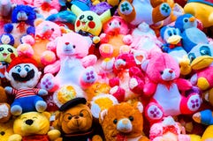 Décor fait main de poupées de nounours dans la célébration de Noël Conception abstraite colorée sans couture de modèle d'objet dé photos stock Décor fait main de poupées de nounours dans la célébration de Noël Conception abstraite colorée sans couture de modèle d'objet dé photos stock