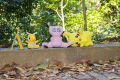 Décoration d'anniversaire avec le thème de pokemon images libres de droits Décoration d'anniversaire avec le thème de pokemon images libres de droits