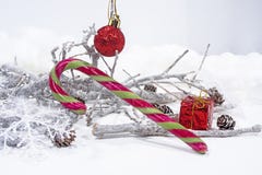 Décoration de Noël sur le fond blanc Calendrier de papier de Tableau de l'année 2019 image stock Décoration de Noël sur le fond blanc Calendrier de papier de Tableau de l'année 2019 image stock