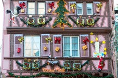 Décoration de Noël à Strasbourg photo libre de droits Décoration de Noël à Strasbourg photo libre de droits