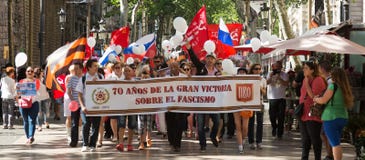 Défilé consacré au soixante-dixième anniversaire de la victoire du monde photo libre de droits Défilé consacré au soixante-dixième anniversaire de la victoire du monde photo libre de droits