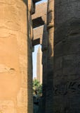 Détail des hiéroglyphes gravés sur les colonnes dans le hyposty image libre de droits Détail des hiéroglyphes gravés sur les colonnes dans le hyposty image libre de droits