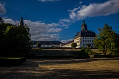 Día acogedor en el paisaje del parque en Gotha fotografía de archivo Día acogedor en el paisaje del parque en Gotha fotografía de archivo