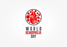 Día de la hemofilia del mundo libre illustration Día de la hemofilia del mundo libre illustration