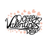 Día de tarjetas del día de San Valentín feliz ilustración del vector Día de tarjetas del día de San Valentín feliz ilustración del vector