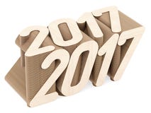 2017 dígitos compostos dos painéis de madeira cruzados no fundo branco ilustração stock 2017 dígitos compostos dos painéis de madeira cruzados no fundo branco ilustração stock