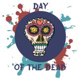 död dag Mexicansk traditionell festival Dia de Los Muertos vektor illustrationer död dag Mexicansk traditionell festival Dia de Los Muertos vektor illustrationer