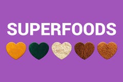 E Bio-Superfoods stockfotos E Bio-Superfoods stockfotos