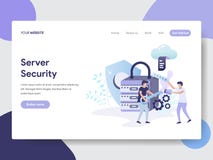 E Concept de construction plat moderne de conception de page Web pour le site Web et illustration libre de droits E Concept de construction plat moderne de conception de page Web pour le site Web et illustration libre de droits