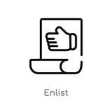 E de geïsoleerde zwarte eenvoudige illustratie van het lijnelement van divers concept Editable vectorslag stock illustratie E de geïsoleerde zwarte eenvoudige illustratie van het lijnelement van divers concept Editable vectorslag stock illustratie