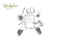 E Hand dragen isolerad vektor stock illustrationer E Hand dragen isolerad vektor stock illustrationer