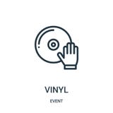E Ligne mince illustration de vecteur d'ic?ne d'ensemble de vinyle illustration de vecteur E Ligne mince illustration de vecteur d'ic?ne d'ensemble de vinyle illustration de vecteur