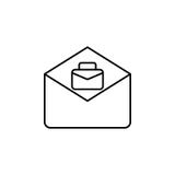 E-Mail, Jobikone auf weißem Hintergrund Kann für Netz, Logo, mobiler App, UI, UX verwendet werden stock abbildung E-Mail, Jobikone auf weißem Hintergrund Kann für Netz, Logo, mobiler App, UI, UX verwendet werden stock abbildung