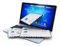 E-mail and spam concept Royalty Free Stock Image E-mail and spam concept Royalty Free Stock Image