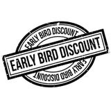 Early Bird Discount rubber stamp royalty free illustration Early Bird Discount rubber stamp royalty free illustration