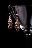 Earrings And Glassess Stock Images Earrings And Glassess Stock Images