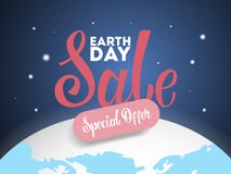 Earth day sale. stock illustration Earth day sale. stock illustration