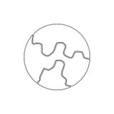 Earth global globe international planet public world outline icon. Signs and symbols can be used for web, logo, mobile app, UI, UX royalty free illustration Earth global globe international planet public world outline icon. Signs and symbols can be used for web, logo, mobile app, UI, UX royalty free illustration