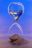 Earth In Broken Hourglass. Earth Image NASA Stock Photo