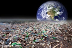 Earth Sinking In Pollution Stock Images Earth Sinking In Pollution Stock Images