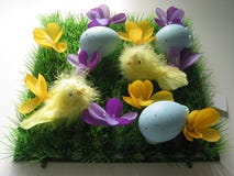 Easter arrangement stock photos Easter arrangement stock photos
