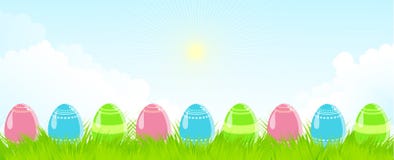 Easter Background Stock Photo