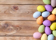 Easter Background with Easter Eggs Royalty Free Stock Images Easter Background with Easter Eggs Royalty Free Stock Images
